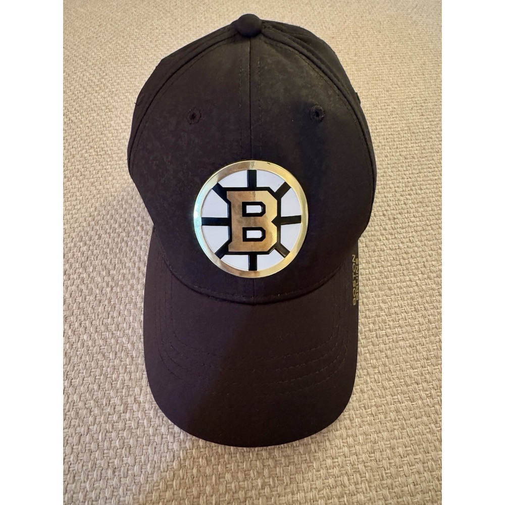 Boston Bruins‎ Baseball Cap NHL Authentic Pro Fanatics Black Size S/M Gold Trim